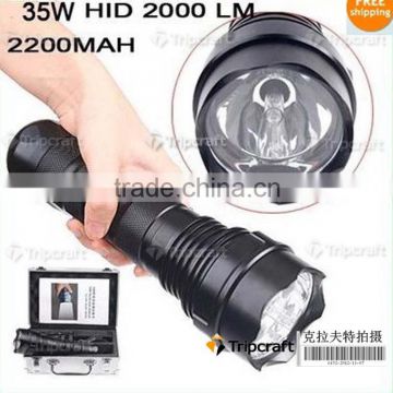 3500Lumen Torch/35W HID Flashlight With Battery /HID Hunting Light With CE