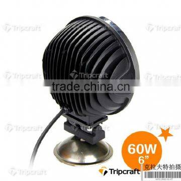 Round 45/60w Led Working Light Crome Front,auto Led Work Light,7 Inch 60W LED WORK LIGHT photo-5