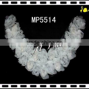 France chiffon flower lace trim