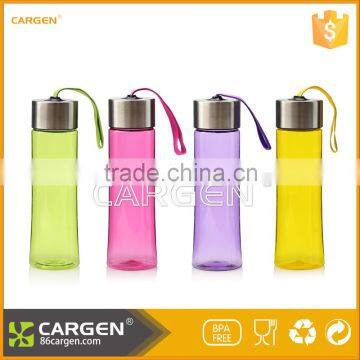 Brand logo promotion 400ml school kids plastic water bottle