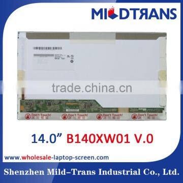 alibaba laptop led screen wholesaler new A grade selling well lcd panel for B140XW01 V.0