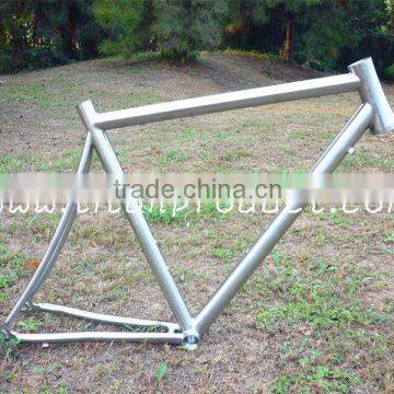 Titanium 700C Frame Tapered Headtube/Curved Steatstays