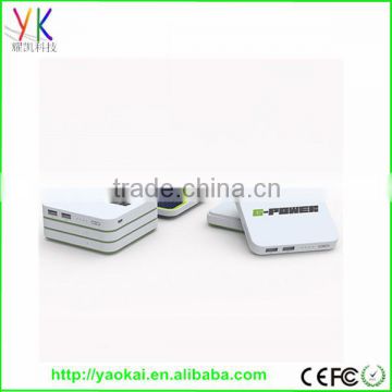 2016 High Quality For All Kinds Of Mobilephone Portable Power Bank 10000mah