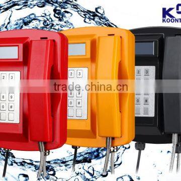 KNTECH Emergency Telephone professional industrial telephone waterpoorf auto-dial radio intercom system call instruction