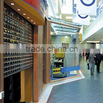 Commercial rolling grille door