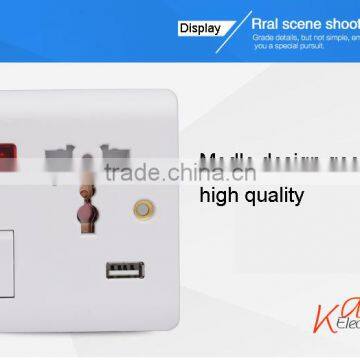 Electrical Multi 3 Pin MF Usb Plug Socket photo-3