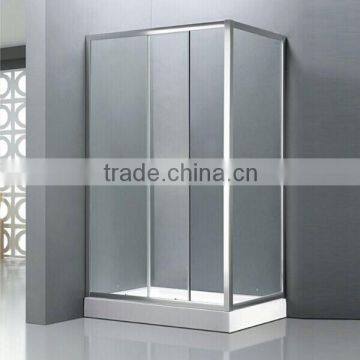 TB-T3310 simple glass cheap 4 sides frosted glass shower enclosures