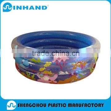 2016 Colorful Cheap Durable Baby Inflatable Swimming Pool 3 Ring Plastic Bath Pool For Kids photo-4