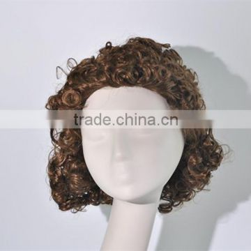 Short Afro curls wig for woman and man N238