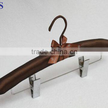 High quality beautiful popular satin clips Hanger