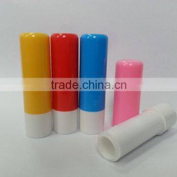 1969 empty colorful plastic lipstick lip balm tube packing