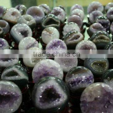 Natural Open smile Amethyst geode for saleAmethyst balls Wholesale