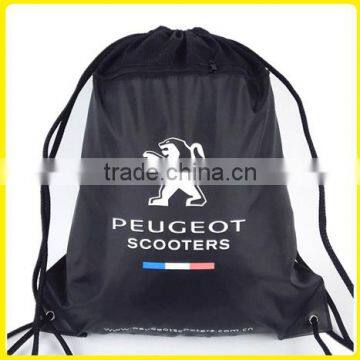 Handy Promotional Sports Backpack Bag Polyester Cloth Drawstring Bags