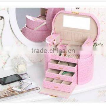 Customized Cardboard Paper fancy suitcase paper box ,suitcase cosmetic box