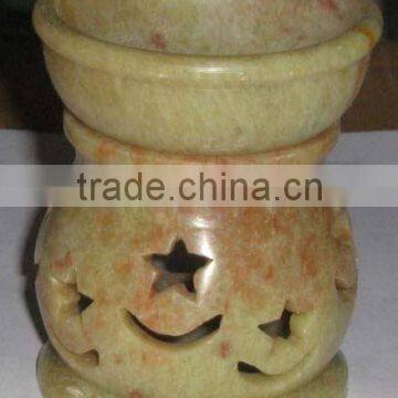Colored Soapstone Aroma Oil Lamps photo-1