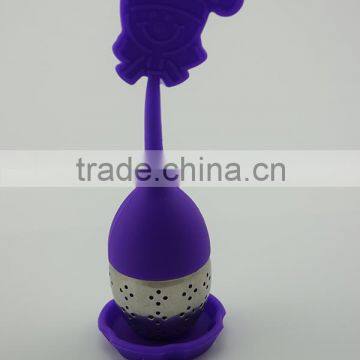 Silicone Tea Ball Stainless Steel Tea Strainer Silicone Bpa Free photo-2
