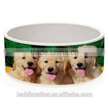 Sublimation ceramic pet bowl