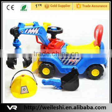 hot sell kids toy excavator ride on car