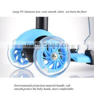 1-6 Years Old 3 Wheels Scooter With Adjustable Seat and T-Bar Micro Mini Kids Kick Scooter Baby Walker photo-5