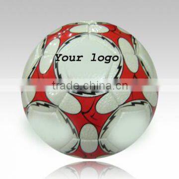 promotional customized machine stitched PVC/TPU soccer ball size