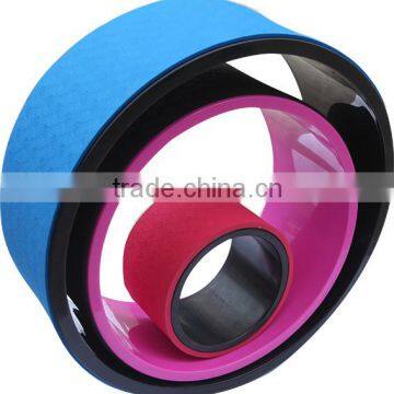 high quantity colorful fitness yoga wheel