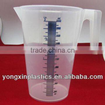 plastic pp measuring cup plastic set for bar /trial