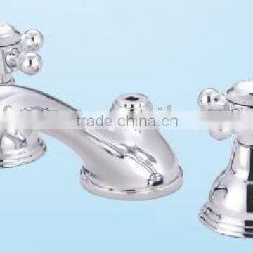 High Quality Taiwan made 3 pieces bathroom basin classic Faucet