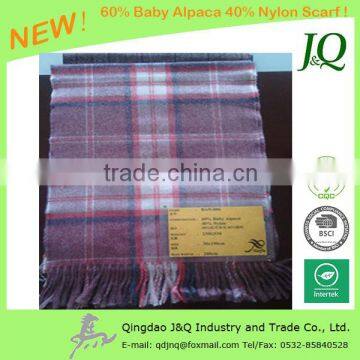 China-made Winter Warm Soft Best-selling Baby Alpaca Wool Shawl and Scarf