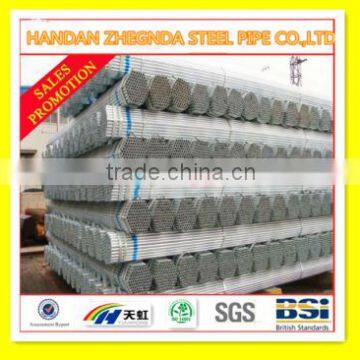 Zinc coating 280-300g/m2 Galvanized round steel pipe