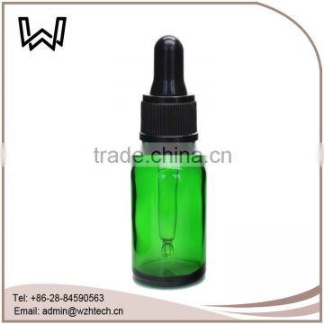 15ml green glass bottle with dropper