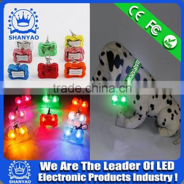 Fashion Led Light Pet ID Tag For Dogs and Cats Joging