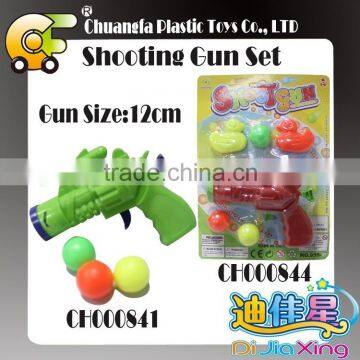 Plastic shooting games pingpong ball gun toys for boy