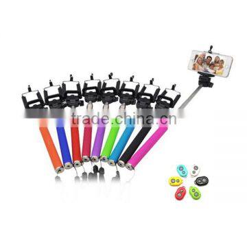 2015 New Arrival Product Wireless Bluetooth Selfie Stick colorful selfie stick