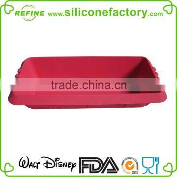 Home Utensils China Manufacturing DIY Nonstick Rectangular Silicone Cake Moulds