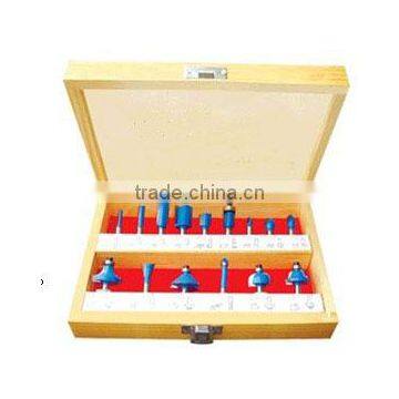 15 pcs router bits set