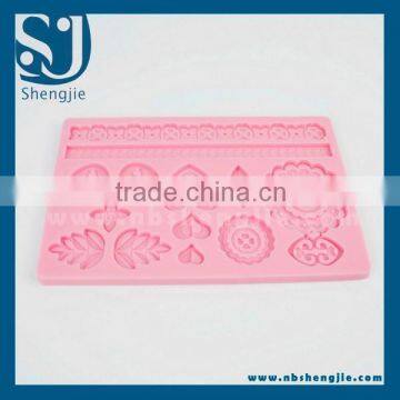 Trade Assurance Silicone cake lace decorating molds