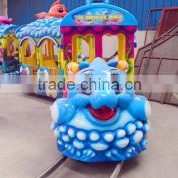 Theme Park Kids Game Equipment Electric Track Train for Children Sale photo-3