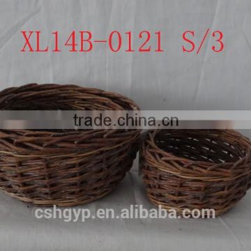 unpeeled willow basket