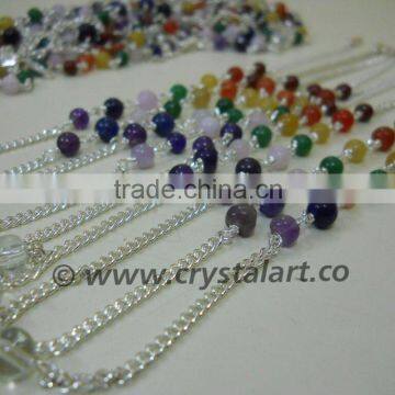 Seven Chakra Beads Chain for Pendulum
