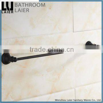 Customized Zinc Alloy ORB Finishing Bathroom Accessories Wall Mounted Single Towel Bar