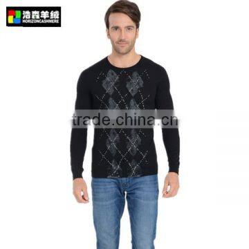 Men Black Plain Cashmere Sweater, Men Roll Neck Oversized Cashmere Sweater