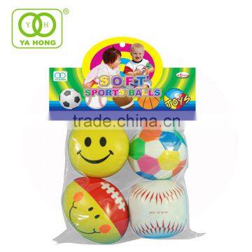 Yahong Soft Stuffed Ball Toy Set With Football Baseball Rugby and Basketball photo-6