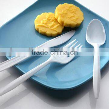 PP disposable reusable plastic cutlery set