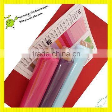 Colorful tissue paper for gift shop