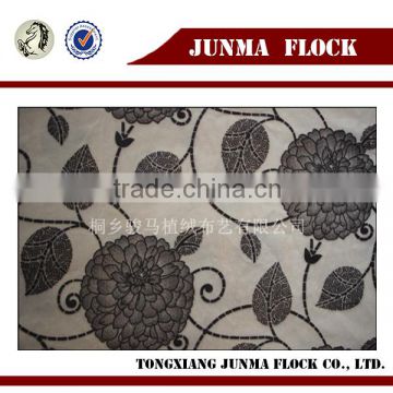 Junma grey black dots design manufacturer china fabric paint spray flocking