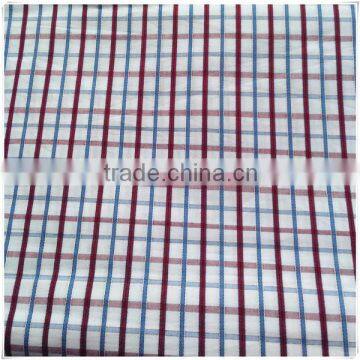 China textiles factory export yarn dyed cotton shirting fabric