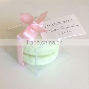 customized clear macaron box plastic from china