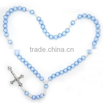 rosary,religious different colours rosary, arcylic beaded rosary, Catholic watermelon shape beads,arcylic beads necklaces