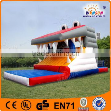 CE BV approved animal themed WSS-011 inflatable whale slide game for sale