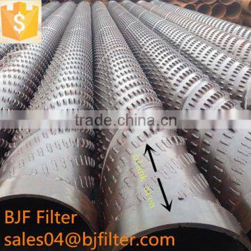 factory carbon steel bridge slot pipe for water